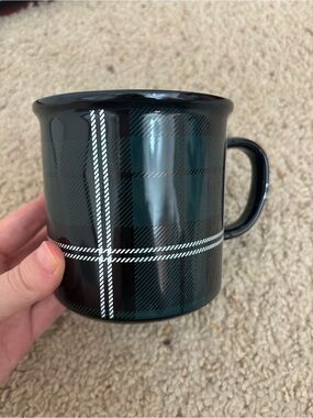 NWT place & time Plaid Mug